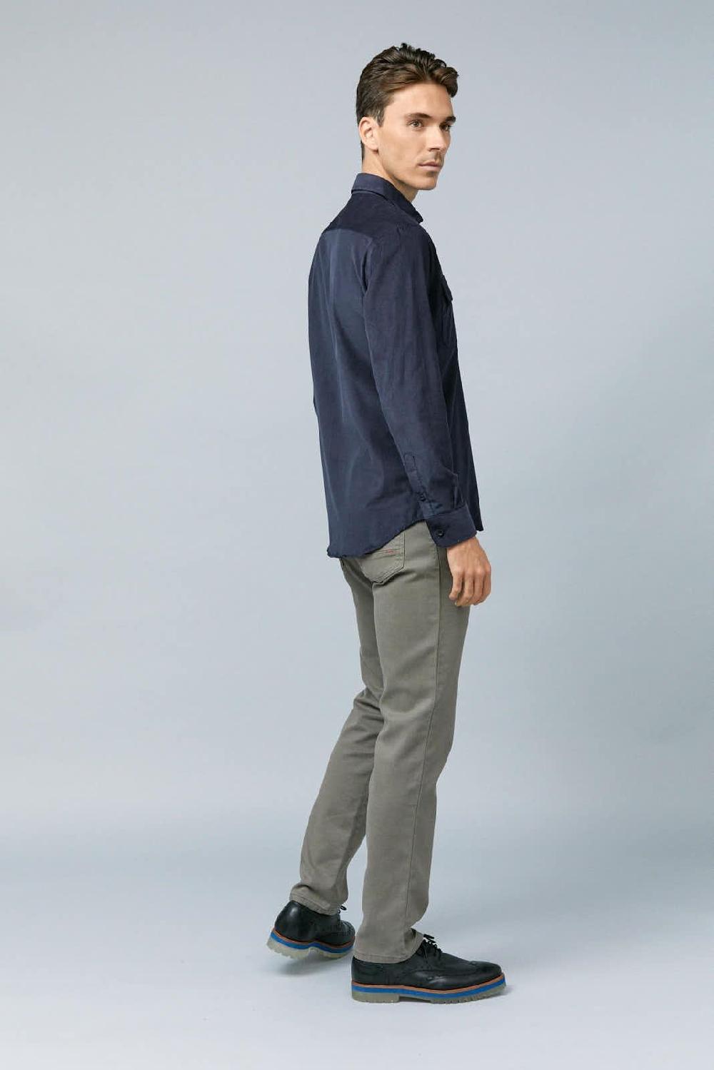 Antonio Miro CAMISA BOLSILLO MARINO