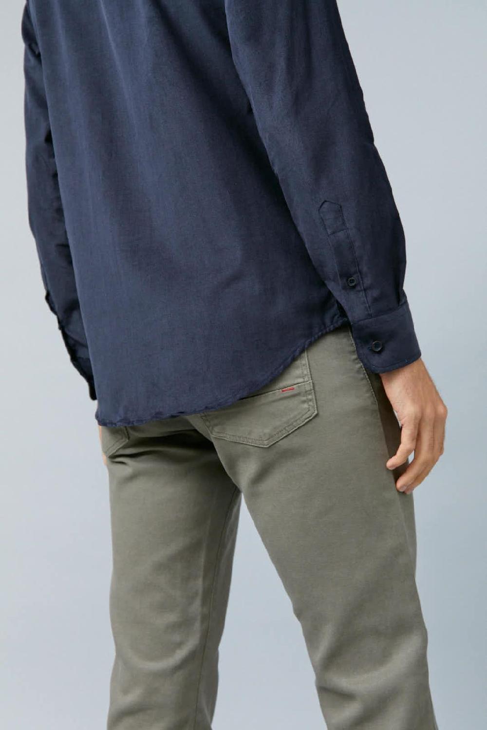 Antonio Miro CAMISA BOLSILLO MARINO