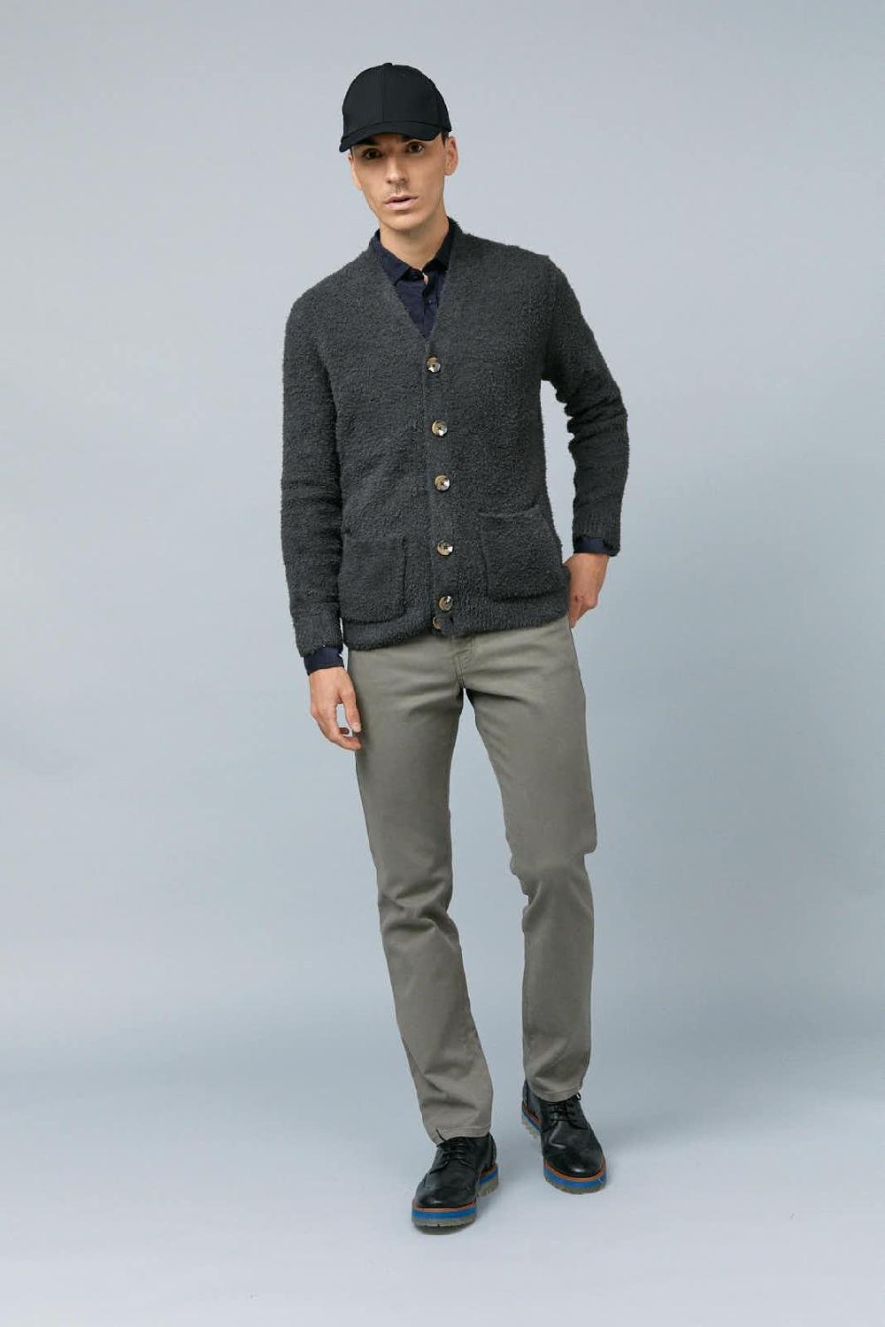 Antonio Miro CARDIGAN GRIS OSCURO