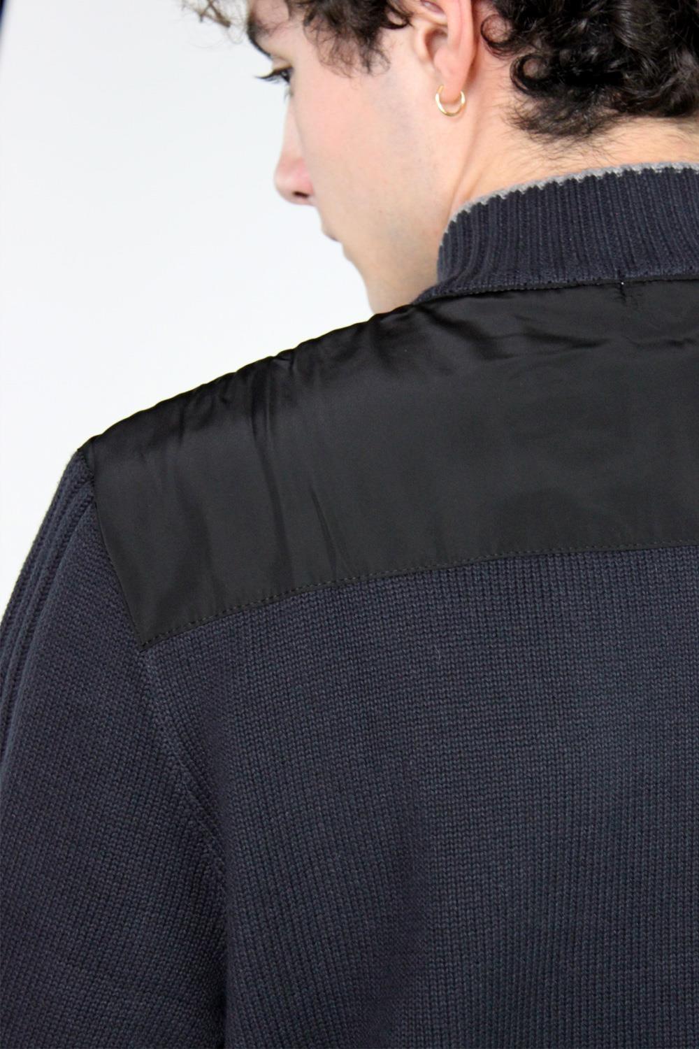 Antonio Miro JERSEY BICOLOR LISO DETALLE NYLON