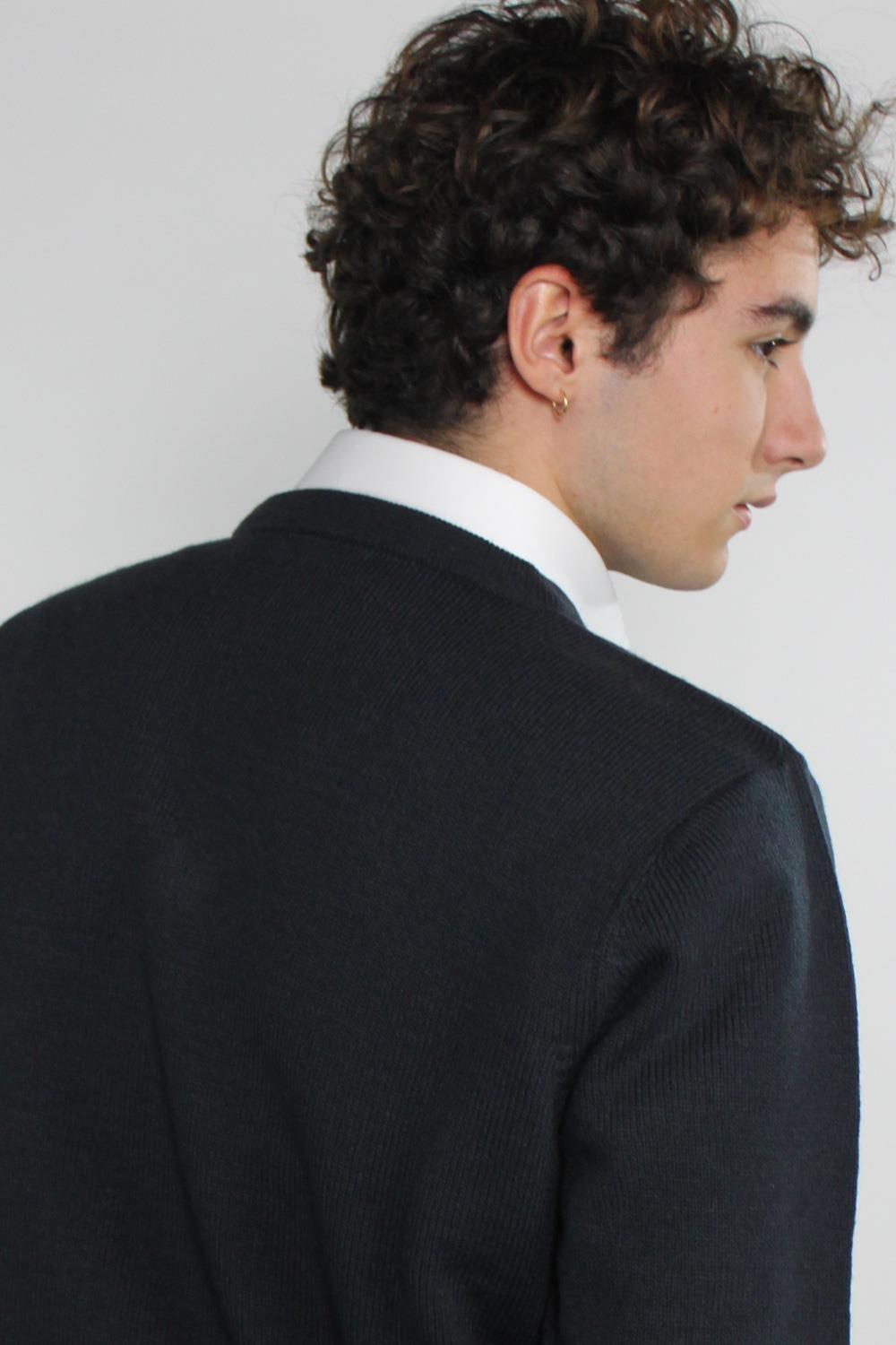 Antonio Miro JERSEY CUELLO PICO MARINO