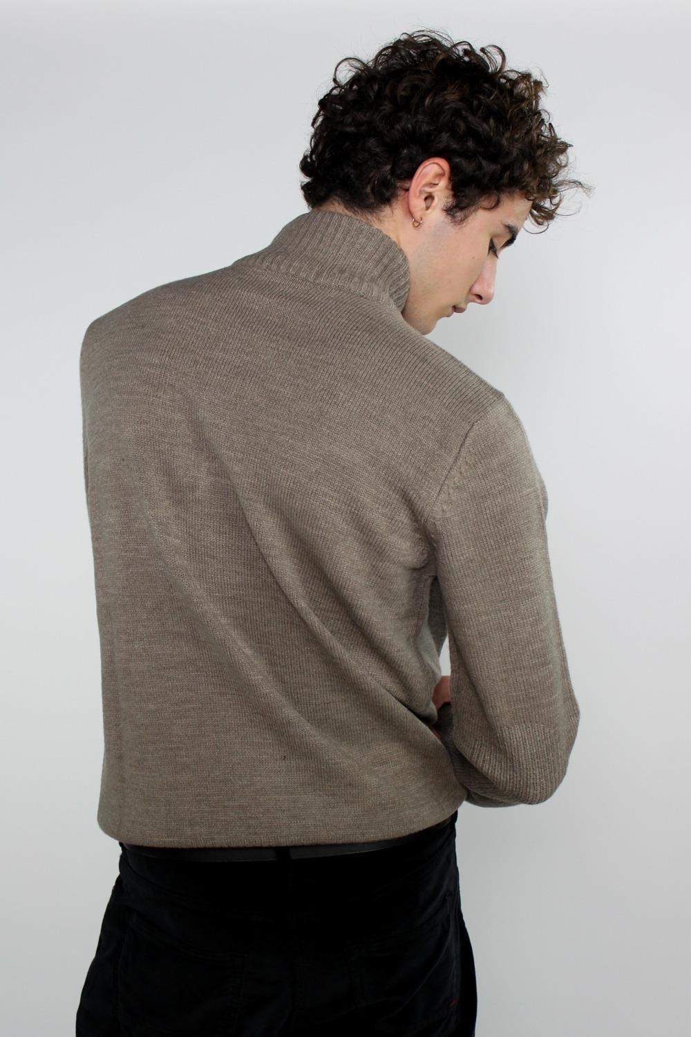 Antonio Miro JERSEY SEMI-CISNE BOTONES CAMEL