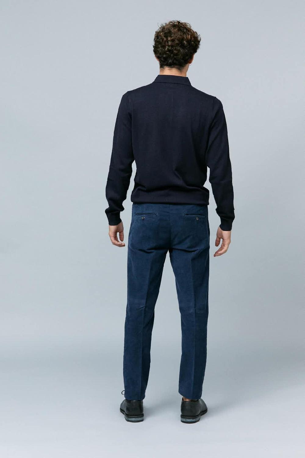 Antonio Miro PANTALÓN PITILLO MICROPANA MARINO