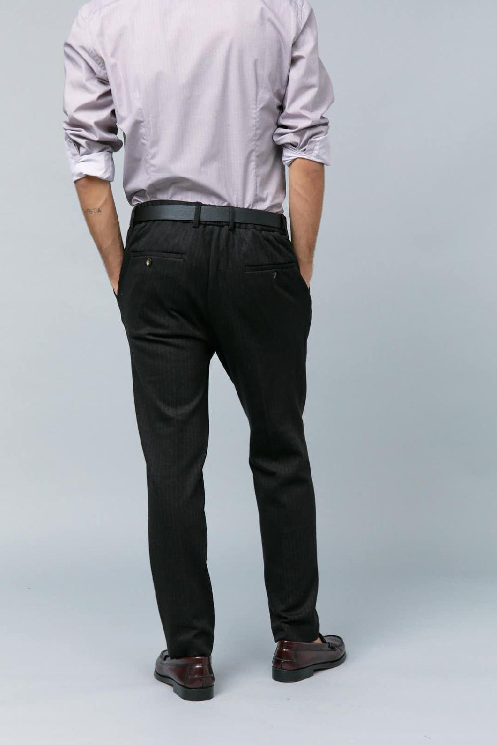 Antonio Miro PANTALÓN RAYA DIPLOMÁTICA GRIS