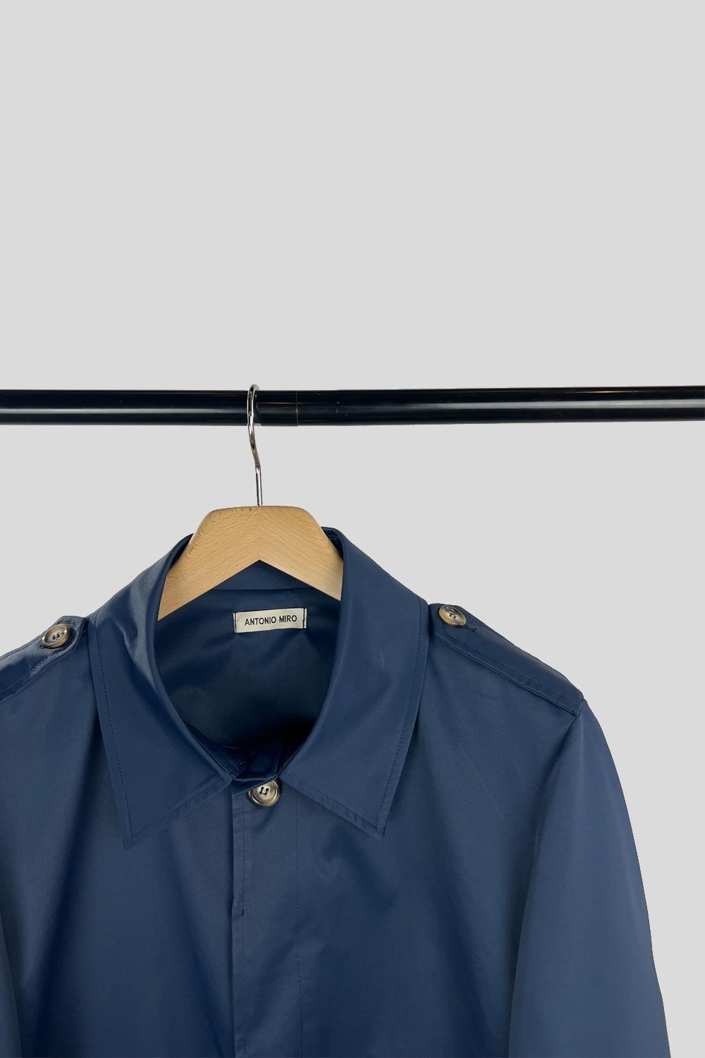 Antonio Miro PARKA AZUL POLYESTER