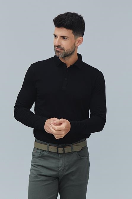 Antonio miro POLO BÁSICO MANGA LARGA