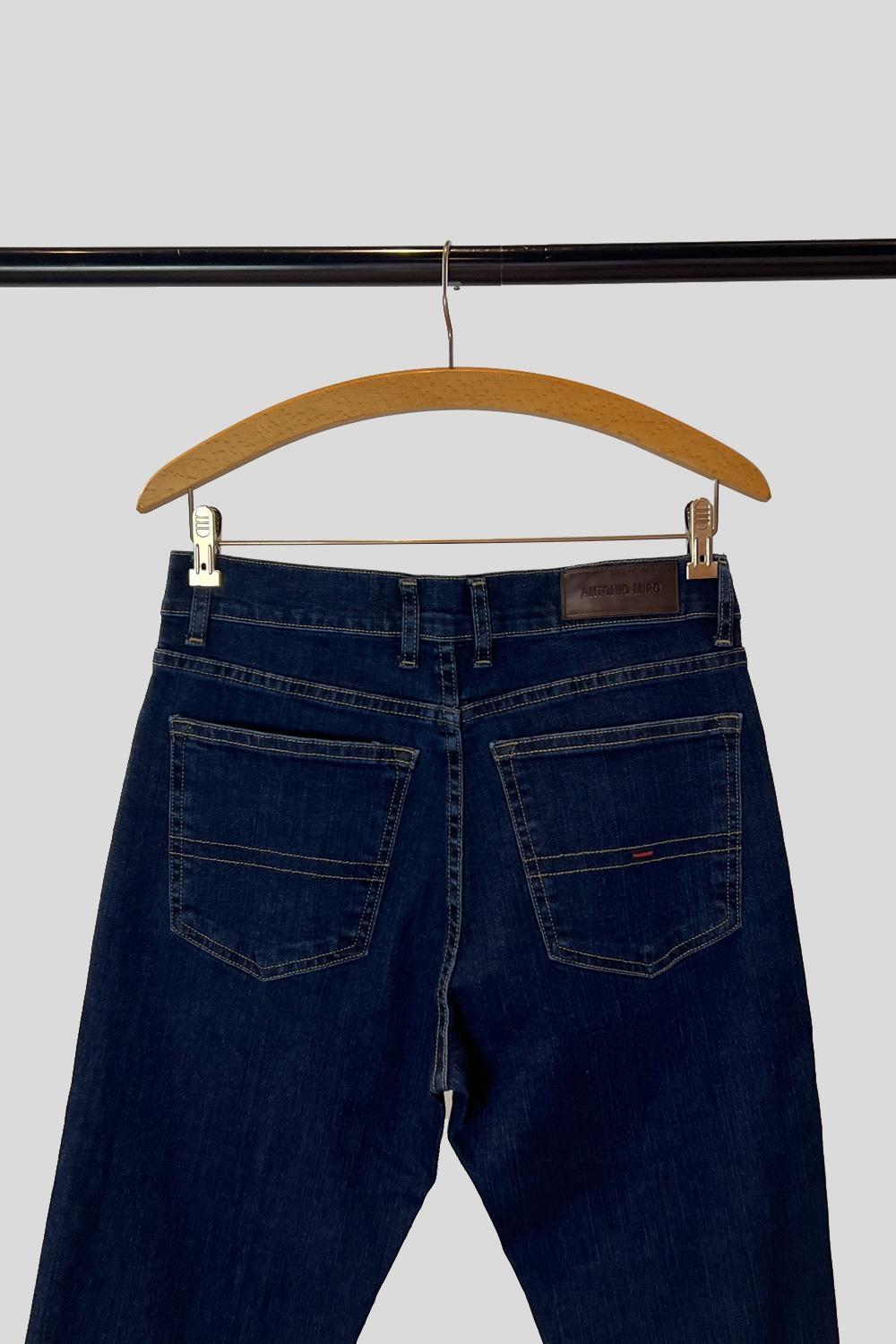 Antonio Miro TEJANO 5 BOLSILLOS LYCRA PIEDRA