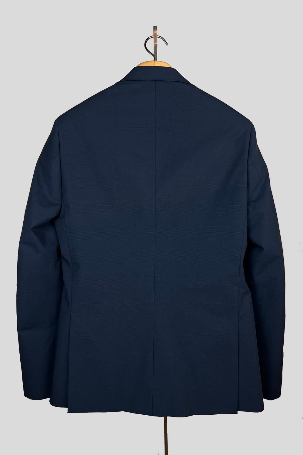 Antonio Miro TRAJE ALGODÓN CUADROS MARINO ELÁSTICO