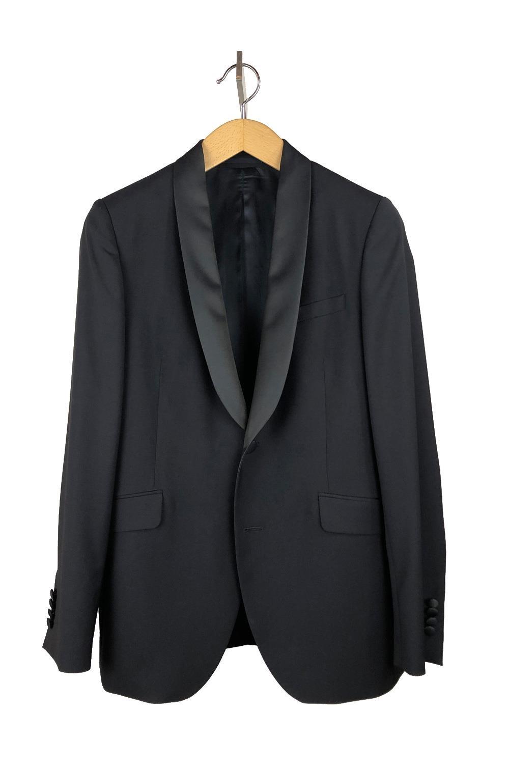 Antonio miro Traje de ceremonia marino satinado