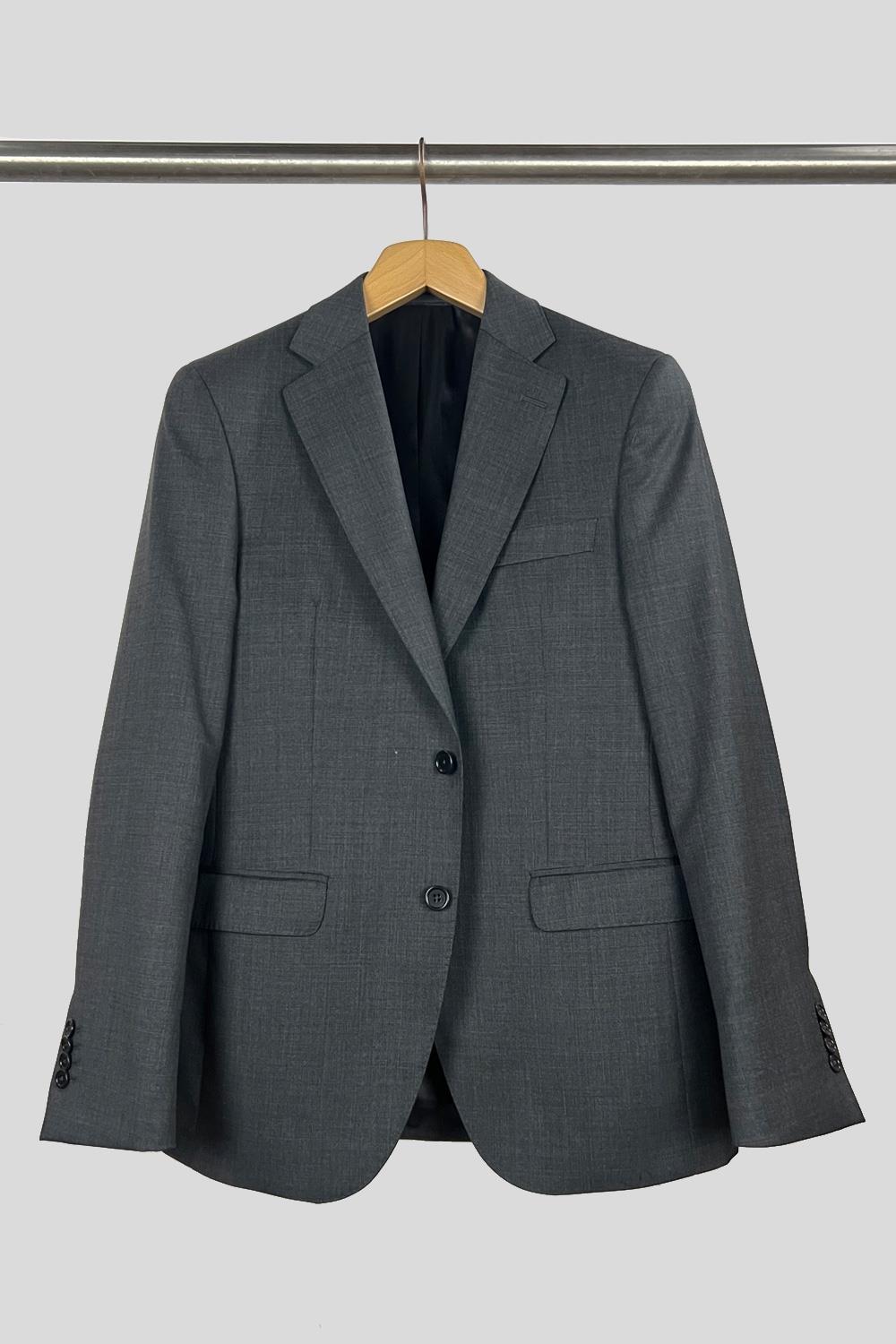 Antonio miro TRAJE GRIS CUADRILLE SEMI-SLIM