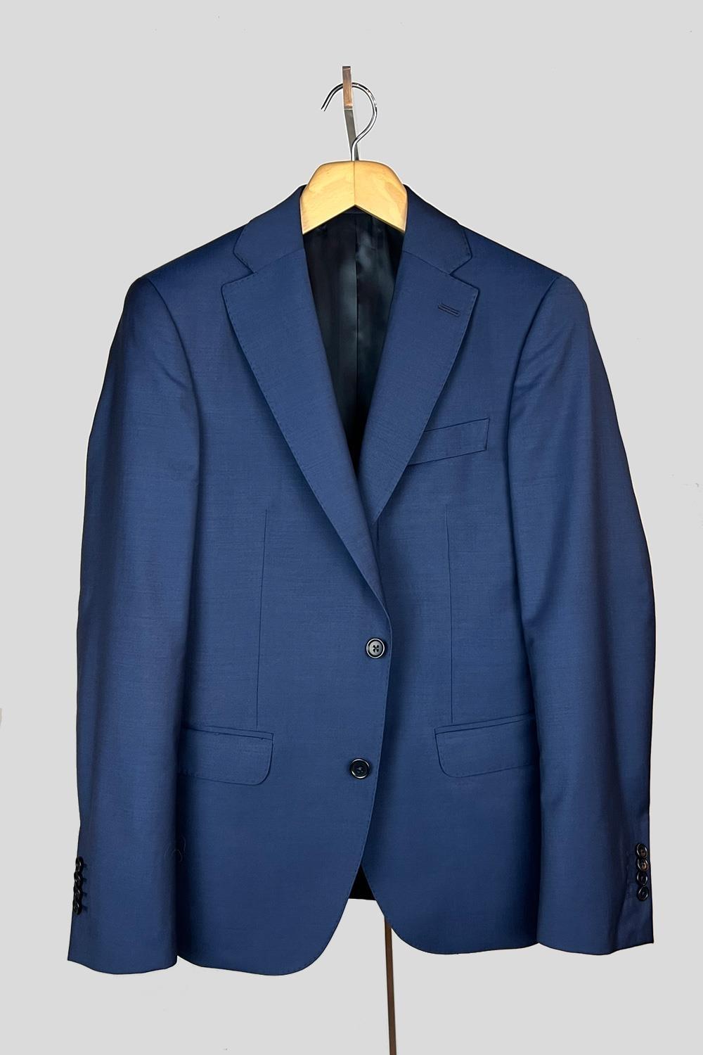 Antonio miro TRAJE LANA AZUL MARINO