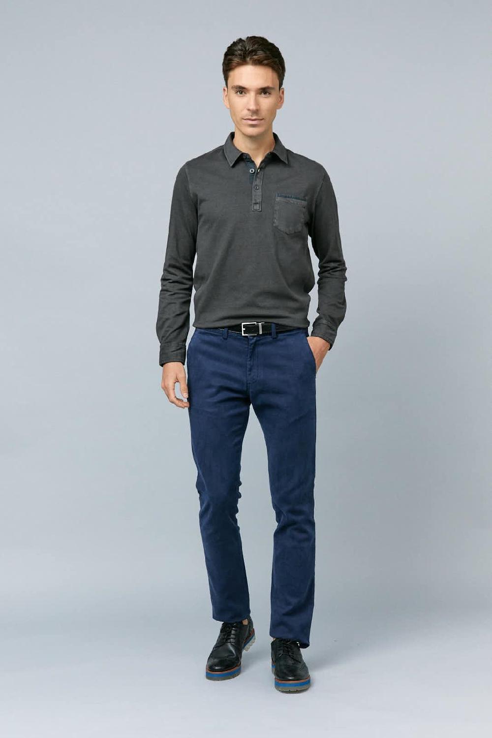 Antonio Miro POLO ESTRUCTURA DELANTERO DETALLES CONTRASTE