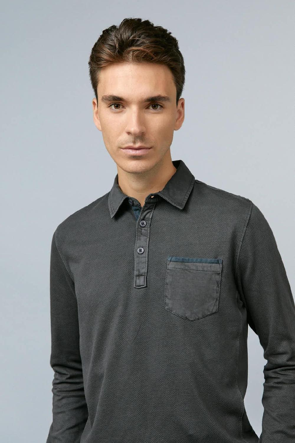 Antonio Miro POLO ESTRUCTURA DELANTERO DETALLES CONTRASTE