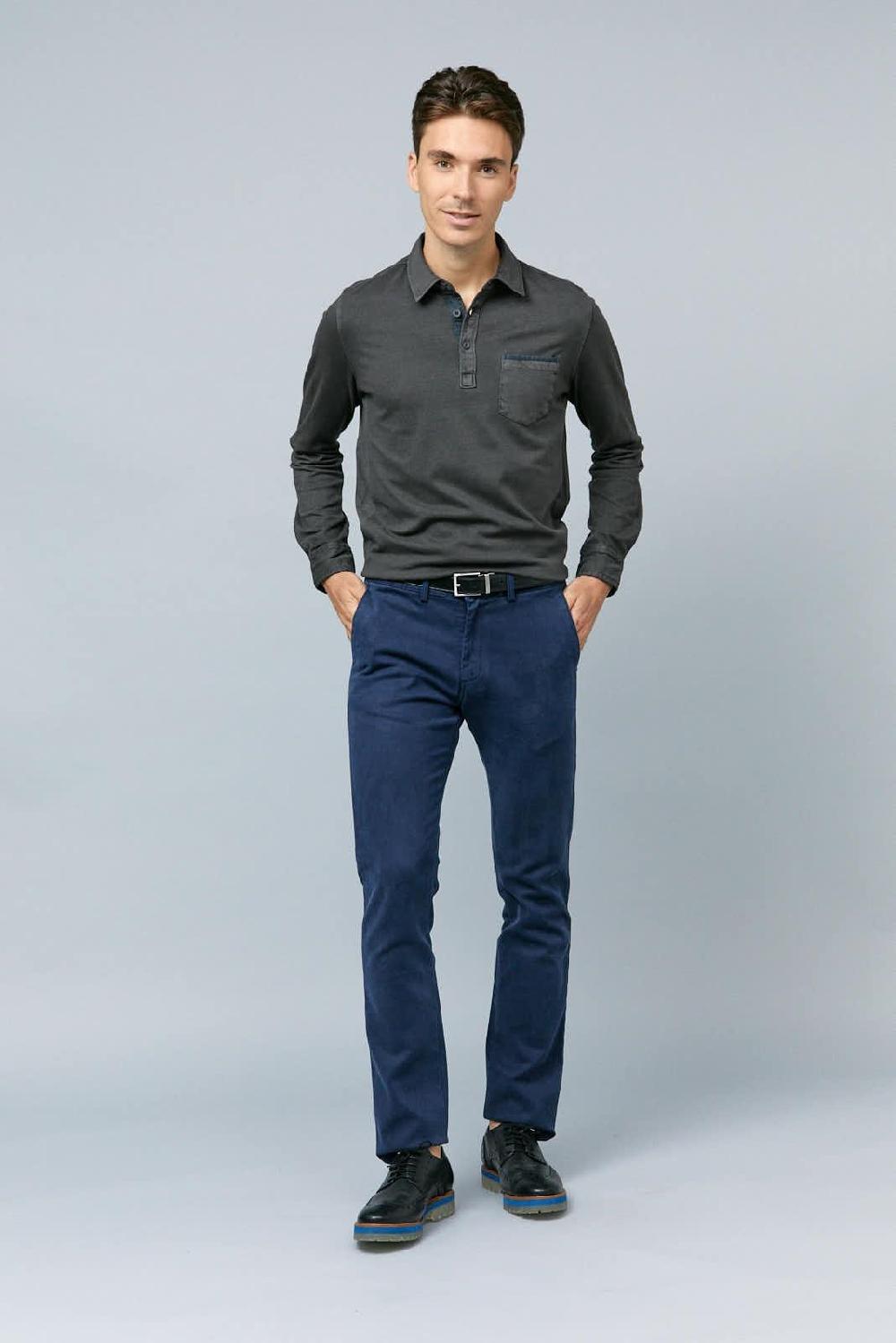 Antonio miro POLO ESTRUCTURA DELANTERO DETALLES CONTRASTE