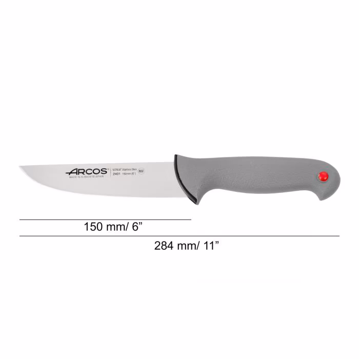 Arcos Cuchillo Carnicero Serie Colour Prof 150 Mm