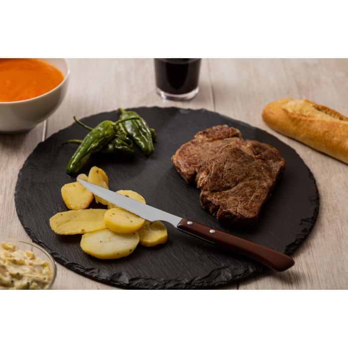 Arcos Cuchillo Chuletero Con Sierra Nylon 110 Mm