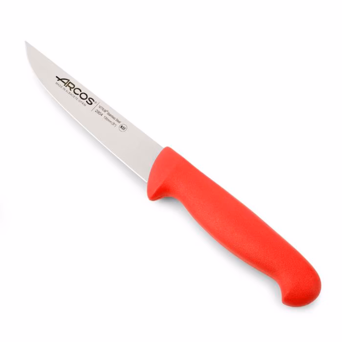 Arcos Cuchillo Cocina color rojo Serie 2900 130 mm