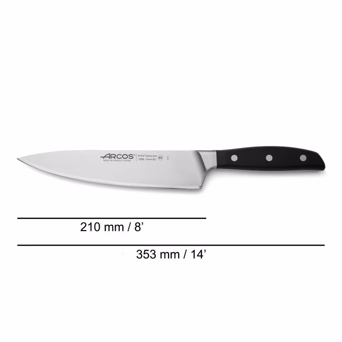 Arcos Cuchillo Cocinero Serie Manhattan 210 Mm