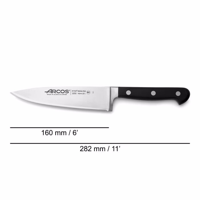 Arcos Cuchillo Cocinero Serie Ópera 160 Mm