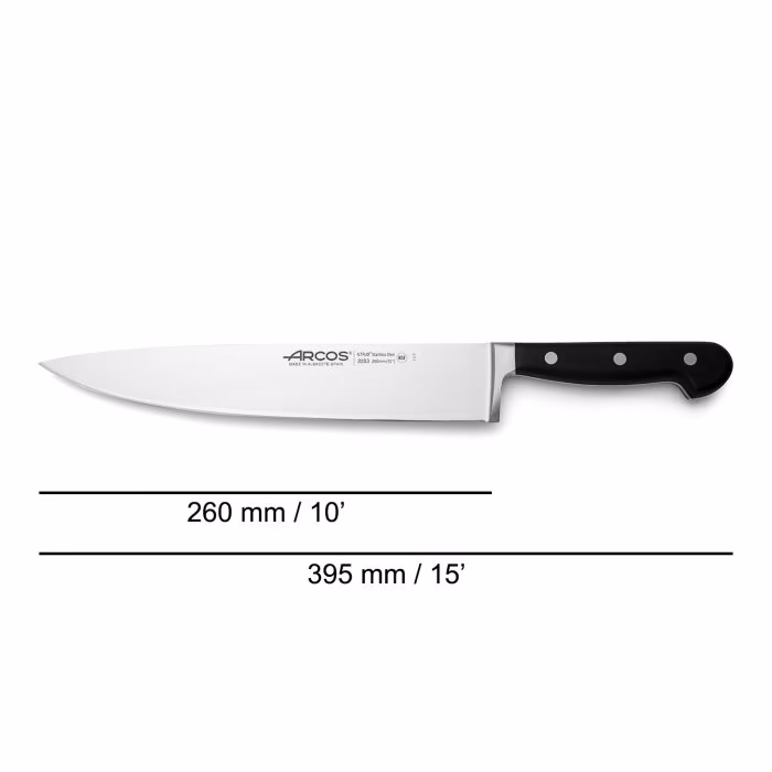 Arcos Cuchillo Cocinero Serie Ópera 260 Mm