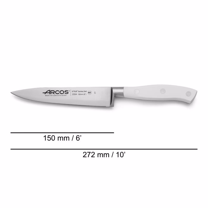 Arcos Cuchillo Cocinero Serie Riviera Blanc 150 Mm