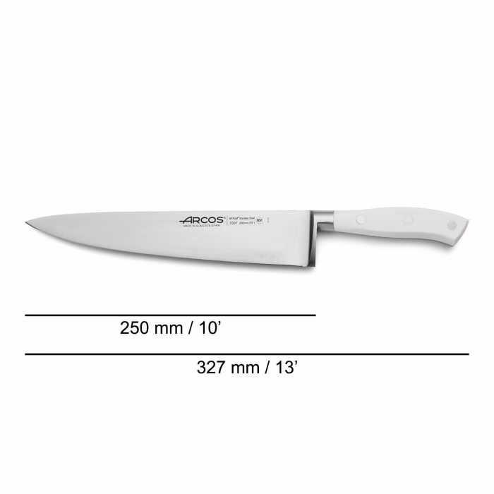 Arcos Cuchillo Cocinero Serie Riviera Blanc 250 Mm