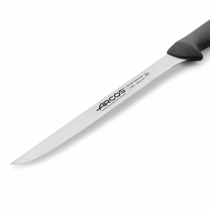 Arcos Cuchillo Fileteador Color Negro Serie 2900