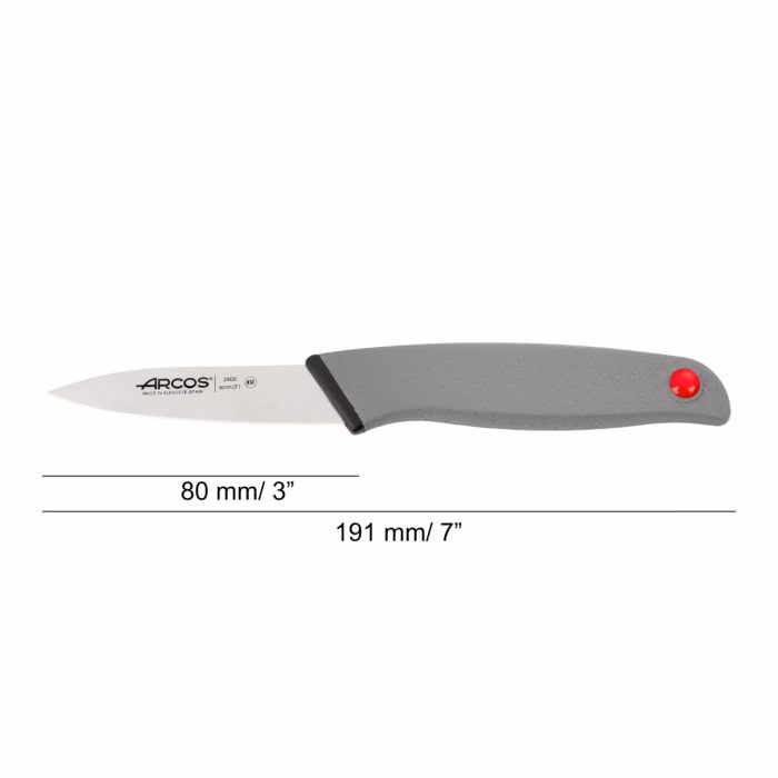Arcos Cuchillo Mondador Serie Colour Prof 80 Mm