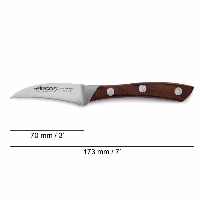 Arcos Cuchillo Mondador Serie Natura 70 Mm