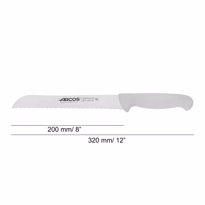 Arcos Cuchillo Panero Color Blanco Serie 2900