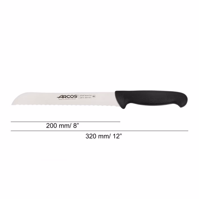 Arcos Cuchillo Panero Color Negro Serie 2900
