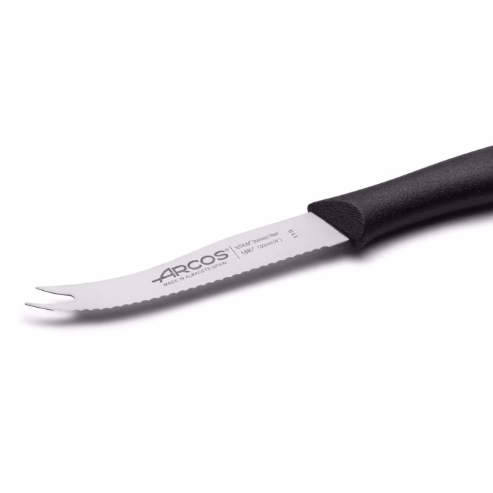 Arcos Cuchillo Queso Color Negro Serie Nova 105 Mm