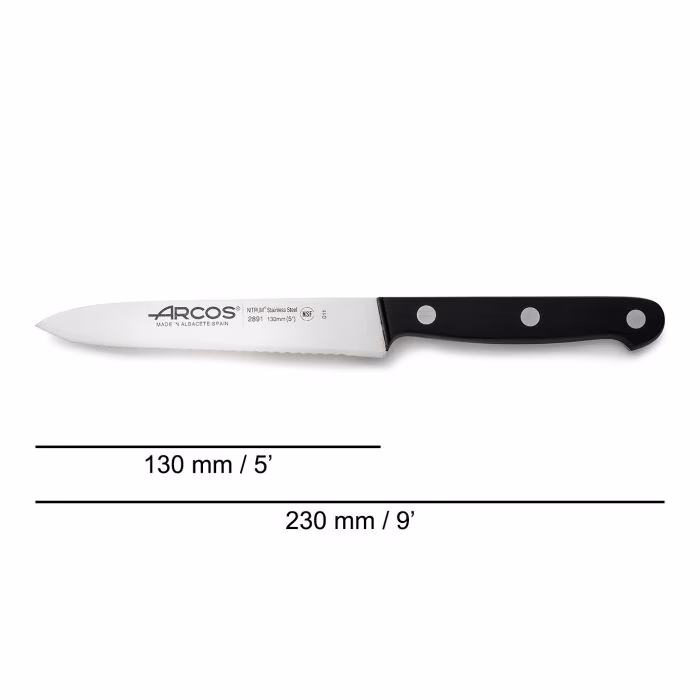 Arcos Cuchillo Tomatero Serie Universal 130 Mm