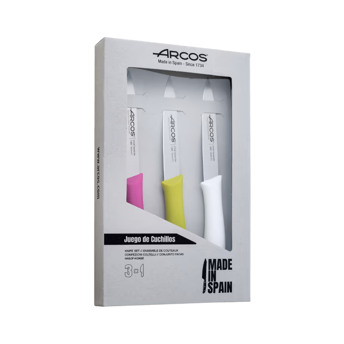 Arcos Juego de 3 cuchillos Mondadores Serie Nova