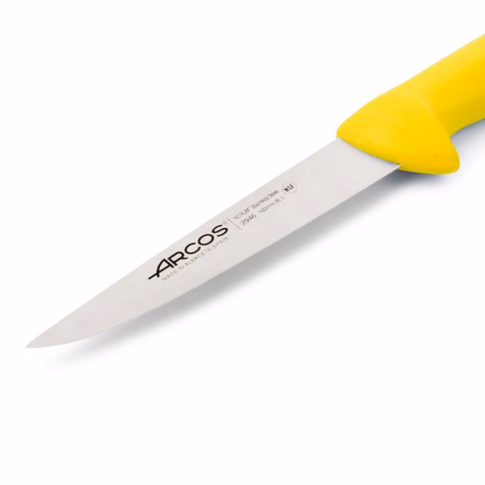 Arcos Cuchillo Carnicero Color Amarillo Serie 2900 160 Mm