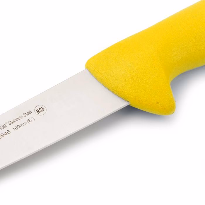 Arcos Cuchillo Carnicero Color Amarillo Serie 2900 160 Mm