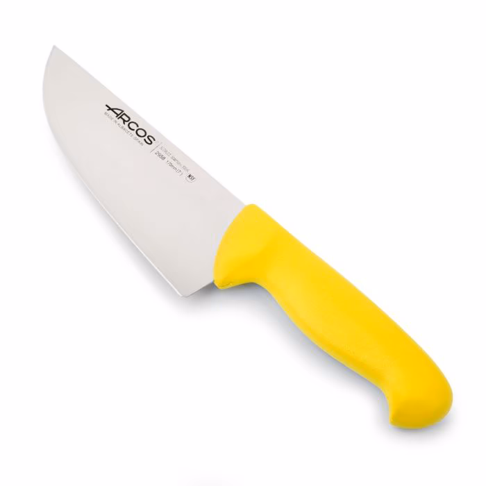 Arcos Cuchillo Carnicero Color Amarillo Serie 2900 170 mm