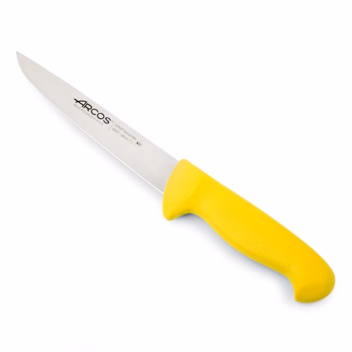 Arcos Cuchillo Carnicero color amarillo Serie 2900 180 mm