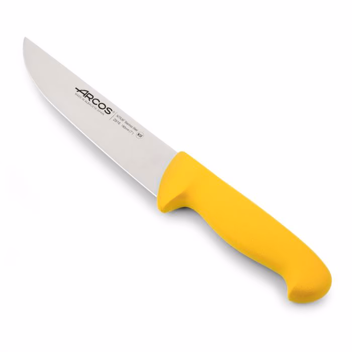 Arcos Cuchillo Carnicero color amarillo Serie 2900 180 mm