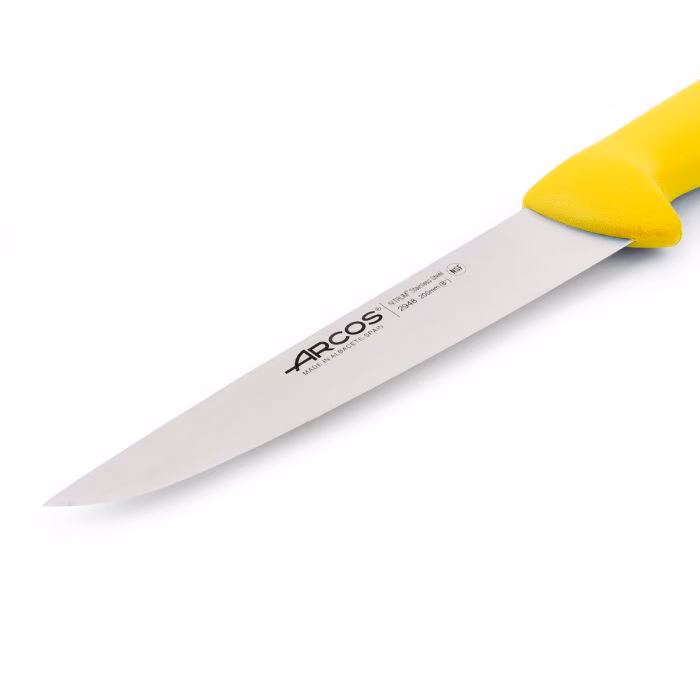 Arcos Cuchillo Carnicero Color Amarillo Serie 2900 200 Mm