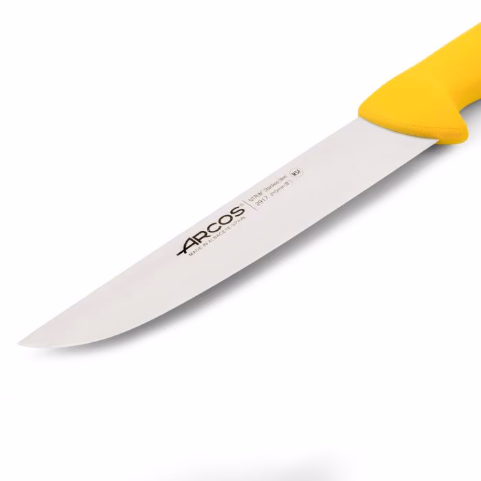 Arcos Cuchillo Carnicero Color Amarillo Serie 2900 210 Mm