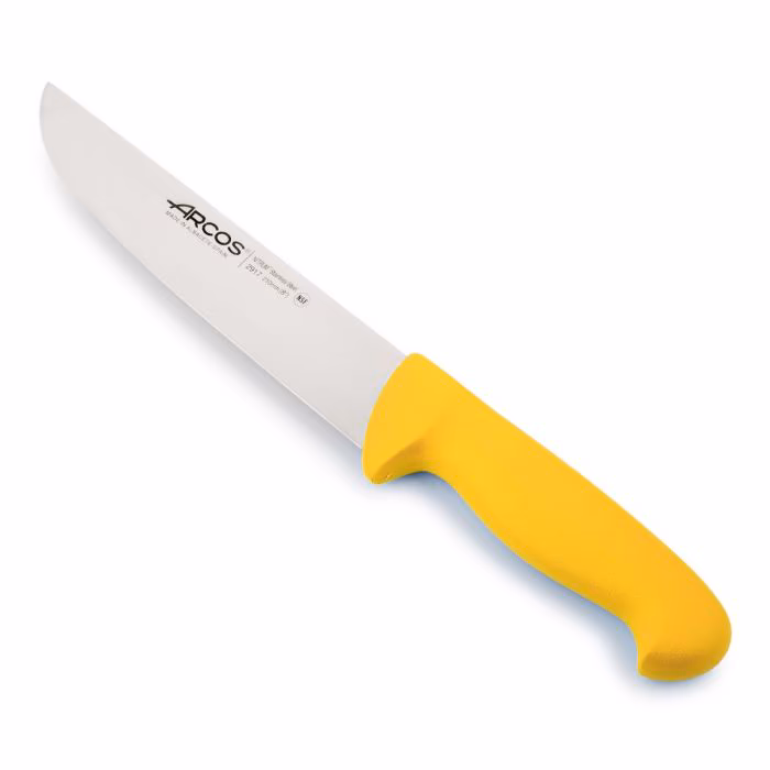 Arcos Cuchillo Carnicero color amarillo Serie 2900 210 mm
