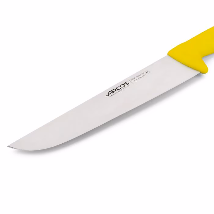 Arcos Cuchillo Carnicero Color Amarillo Serie 2900 250 Mm