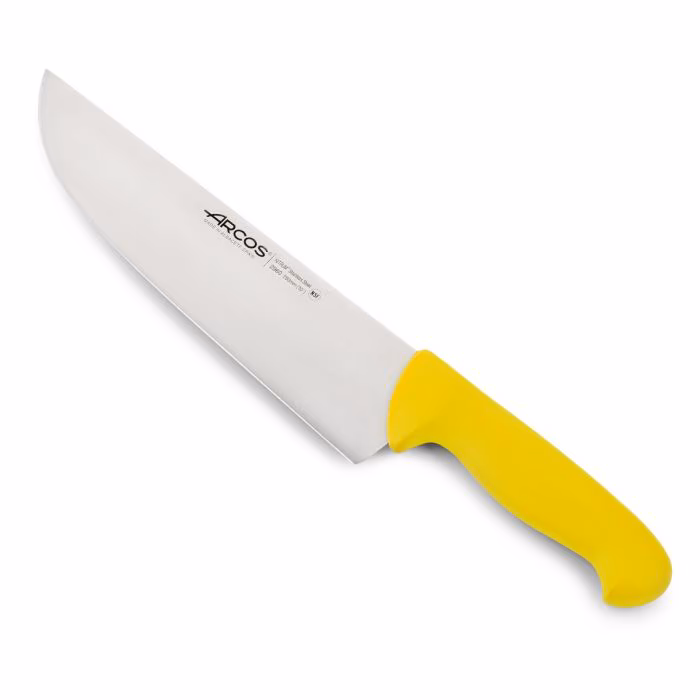 Arcos Cuchillo Carnicero color amarillo Serie 2900 250 mm