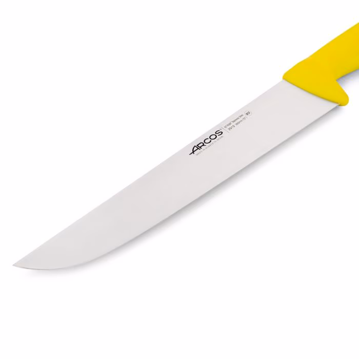 Arcos Cuchillo Carnicero Color Amarillo Serie 2900 300 Mm