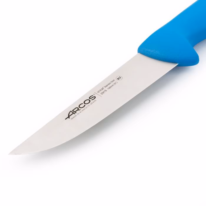 Arcos Cuchillo Carnicero Color Azul Serie 2900 160 Mm