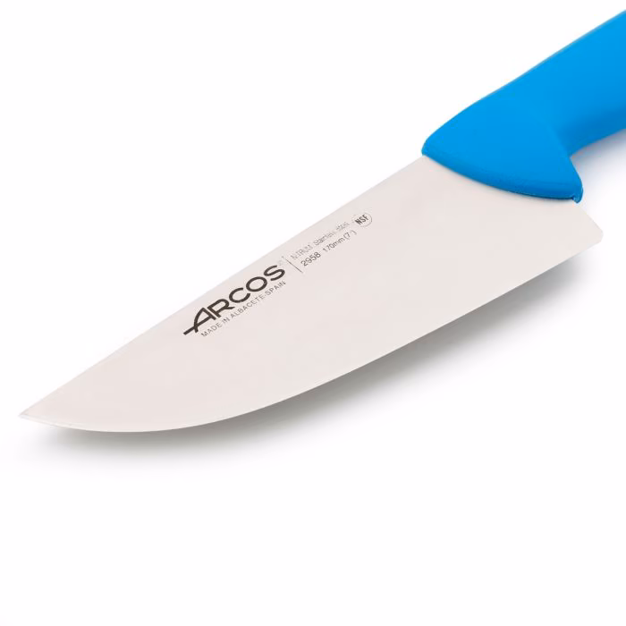 Arcos Cuchillo Carnicero Color Azul Serie 2900 170 Mm