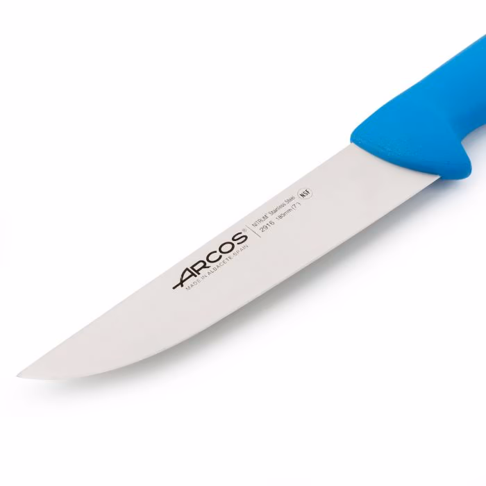 Arcos Cuchillo Carnicero Color Azul Serie 2900 180 Mm