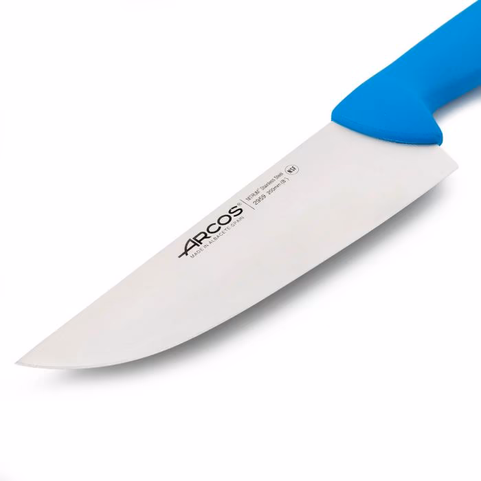 Arcos Cuchillo Carnicero Color Azul Serie 2900 200 Mm