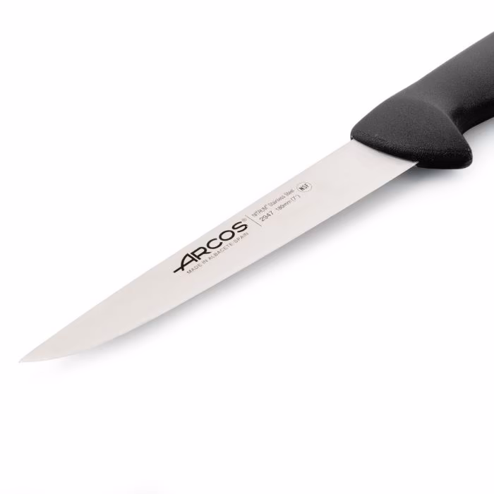 Arcos Cuchillo Carnicero Color Negro Serie 2900 180 Mm